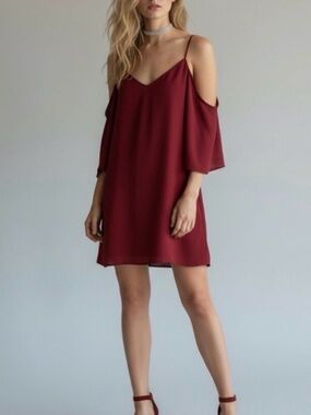 Alice & Olivia Carli Cold-shoulder Dress - S